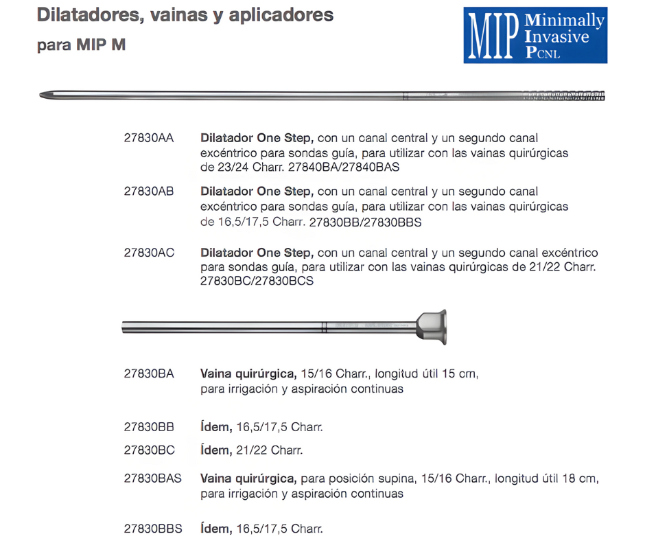 dilatadores y vainas